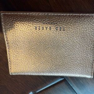Ted Baker Shimmering Gold Card Holder